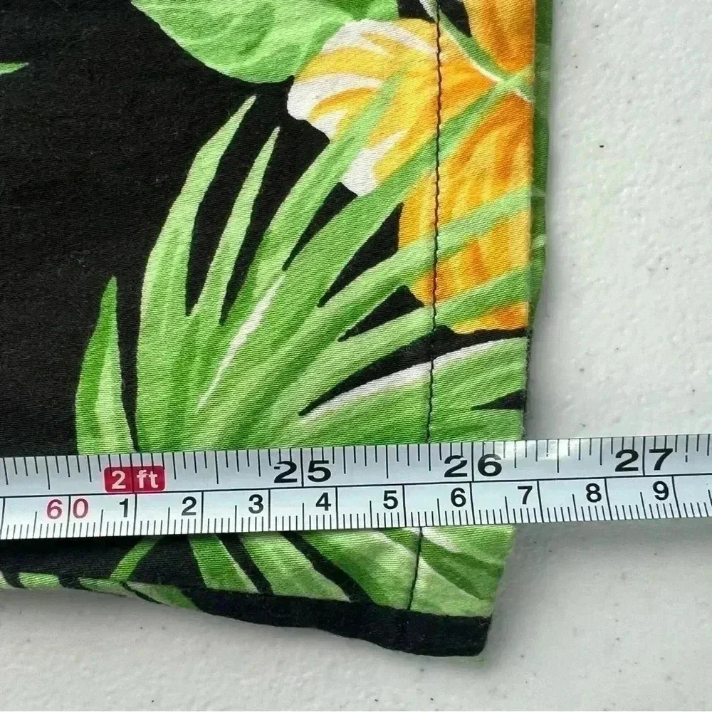 Lauren Ralph Lauren Women Tropical Print Slit‎ Cropped Pants Sz 8 - Picture 10 of 12